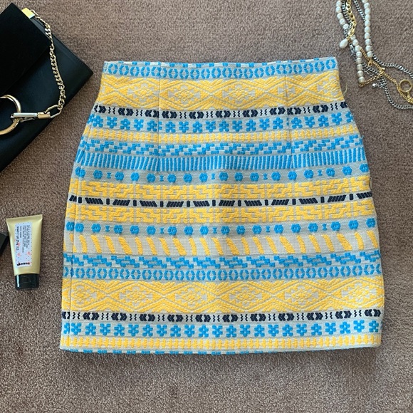 Zara Dresses & Skirts - Zara Woman Jacquard Mini Skirt